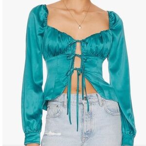 Revolve’s seller Majorelle Teal Blouse